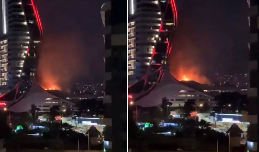 Konak'ta Folkart Fors Binası'nda yangın paniği