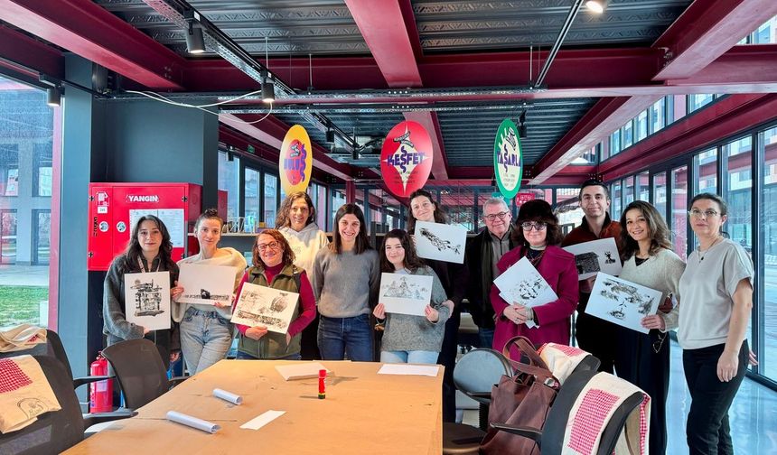 Pancar Deposu'nda gündelik malzemeler sanata dönüştü