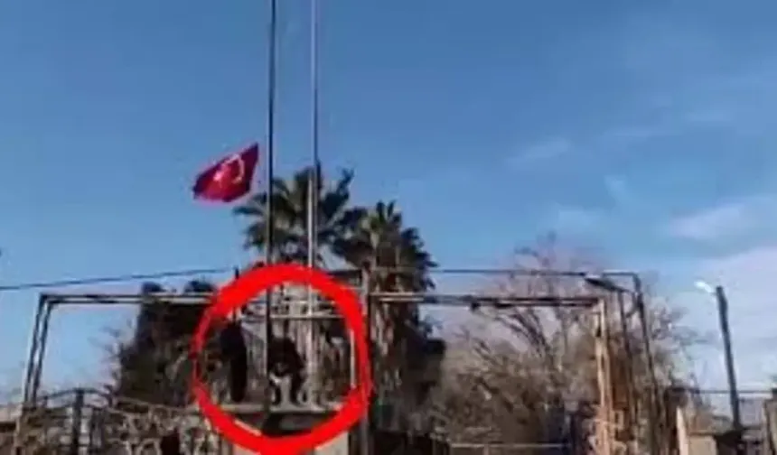 Türk bayrağına yönelik provokasyona soruşturma başlatıldı