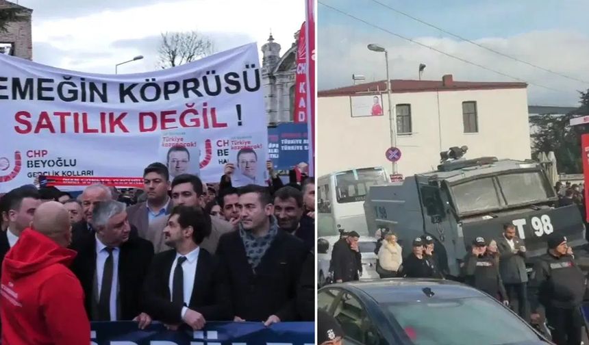 CHP'den Köprü Özelleştirmesine Karşı Ortaköy'de Eylem