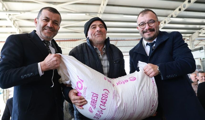 Denizli Büyükşehir'den üreticiye büyük destek