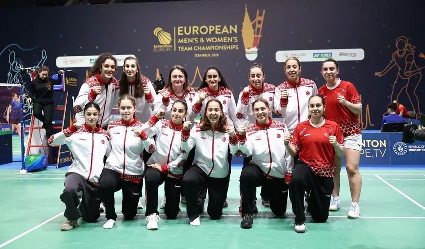 Kadın Milli Badminton Takımı Avrupa yarı finalinde