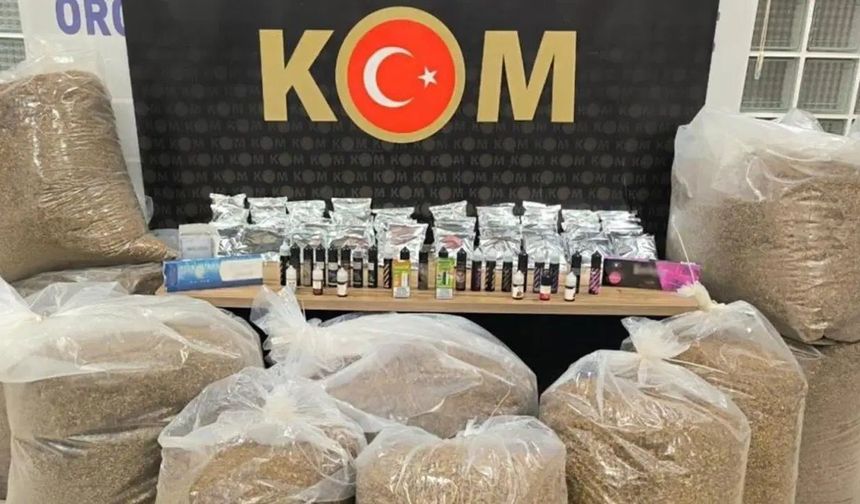 Manisa'da 3 ilçede kaçak tütün operasyonu