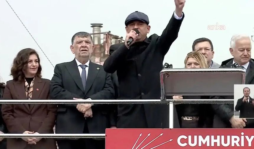 CHP'nin 100. mitingi Çanakkale'de yapıldı