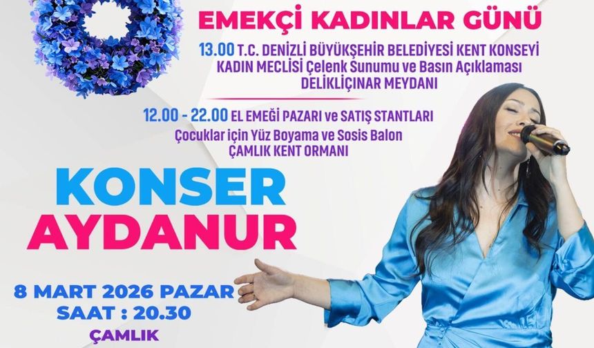 Denizli Büyükşehir'den 8 Mart'a özel anlamlı programlar