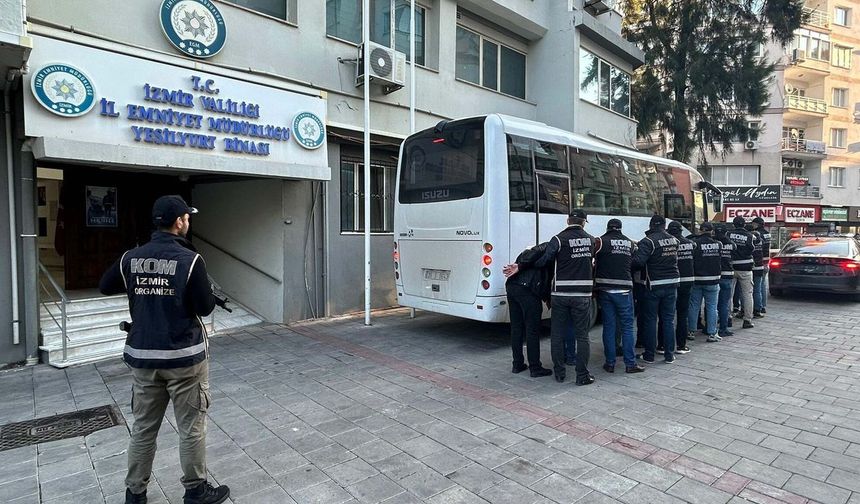 İzmir'de Genç Osman çetesine operasyon: 7 tutuklu
