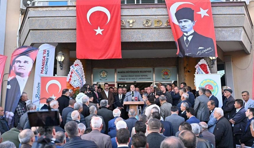 Yaprak, Toprak ve Su Analiz Laboratuvarı Salihli'de Açıldı