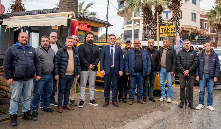 Başkan Vekili Tahsin Demirtaş'tan taksici esnafına ziyaret