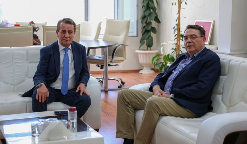 Başkan Yetişkin Yankı Bağcıoğlu'nu ağırladı