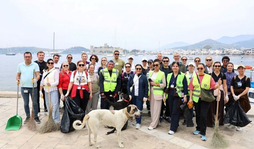 Bodrum'da Temizlik Seferberliği Yeniden Başladı