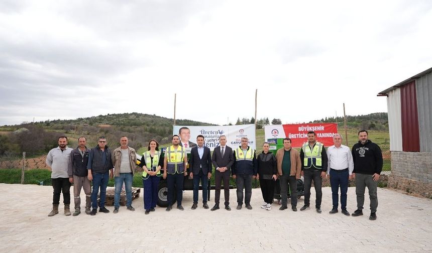Denizli Büyükşehir'den Bekilli'ye tarımsal makine desteği