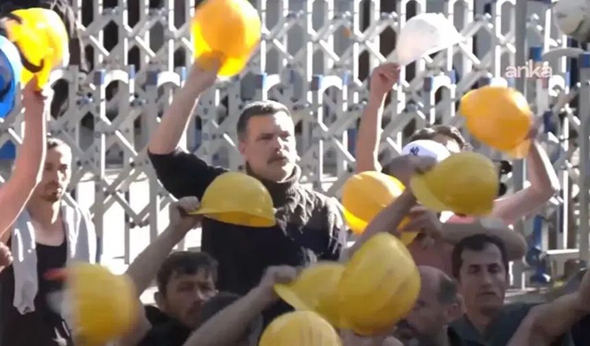 Erkan Baş işçilerle açlık grevine girdi