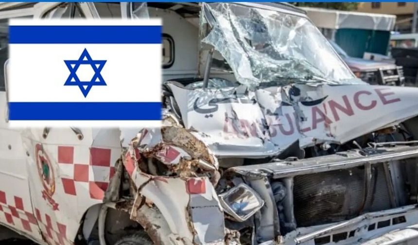 İsrail Lübnan'da ambulans ve sağlık noktasını vurdu