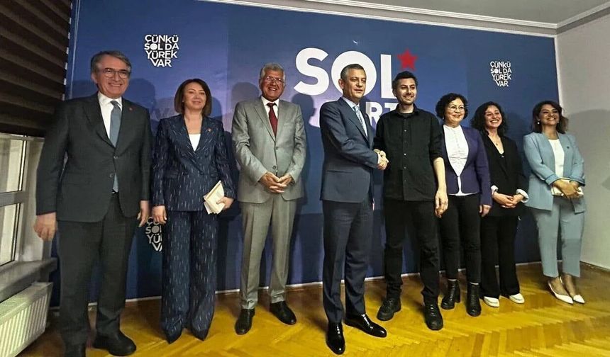 Özgür Özel'den SOL Parti'ye ziyaret