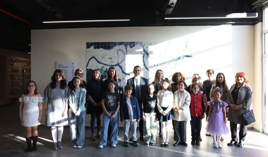 Şehrin hikayesini Nilüferli çocuklar çizdi.