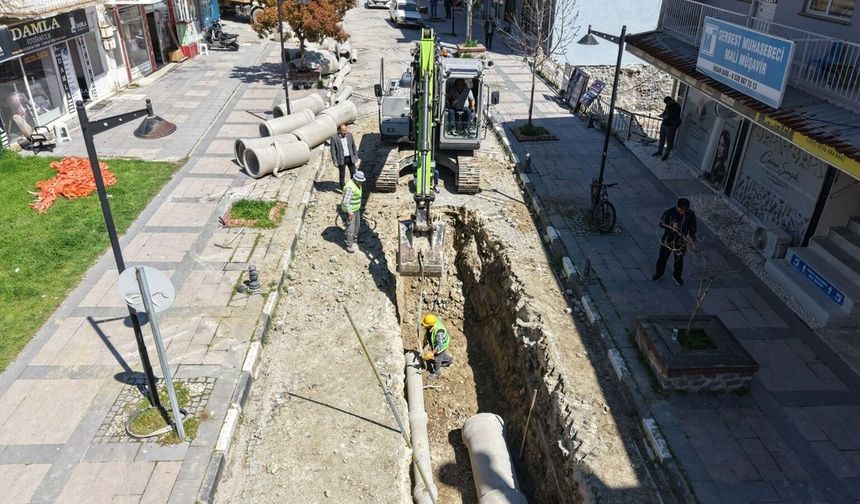 Selendi'ye modern kanalizasyon ve yağmursuyu hattı