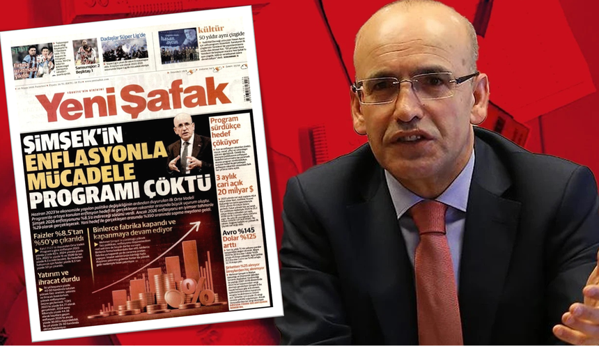 Yeni Şafak Bakan'ı yerden yere vurdu