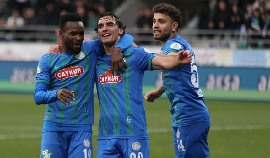 5 gollü maçta kazanan Çaykur Rizespor oldu