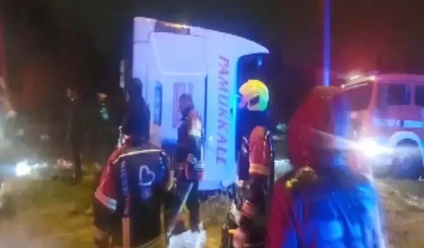 Bandırma'da yolcu otobüsü devrildi: 3 kişi hayatını kaybetti