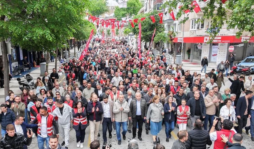 Başkan Dutlulu, 1 Mayıs'ta Emekçilerle Omuz Omuzaydı