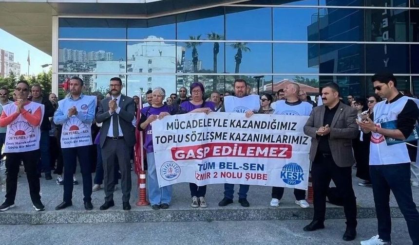 Bayraklı'da eylem şimdilik askıya alındı