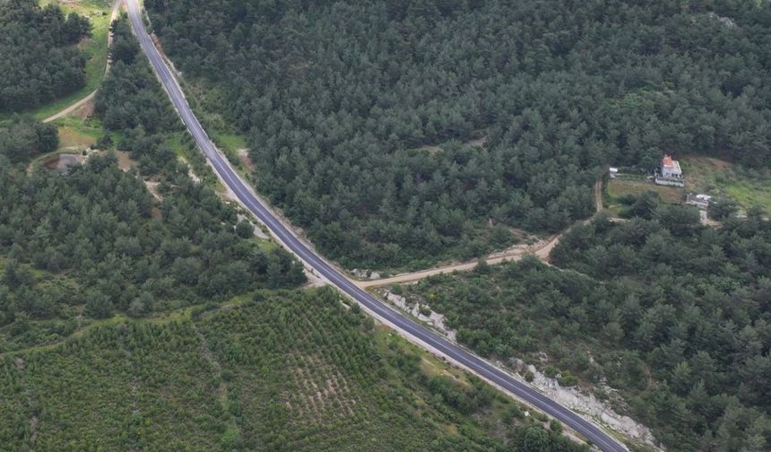 Büyüksümbüller-Ortaköy yolu yenilendi