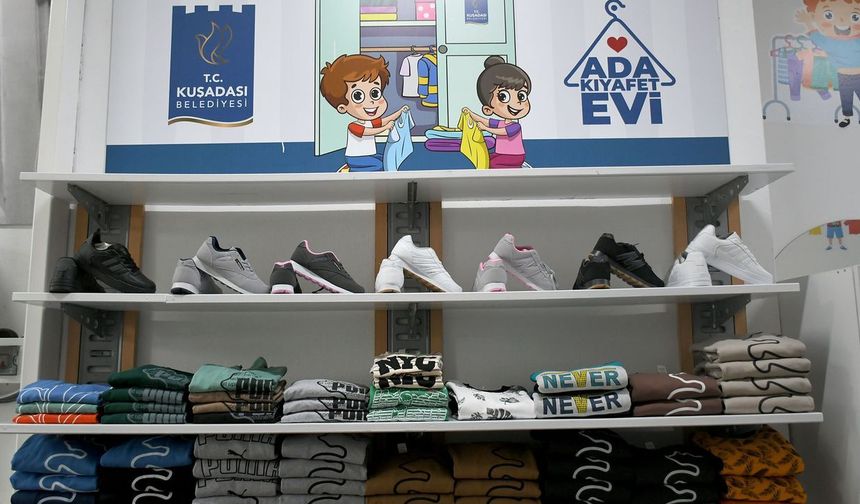 Hayırseverlerle çocuklar arasındaki köprü: Ada Kıyafet Evi