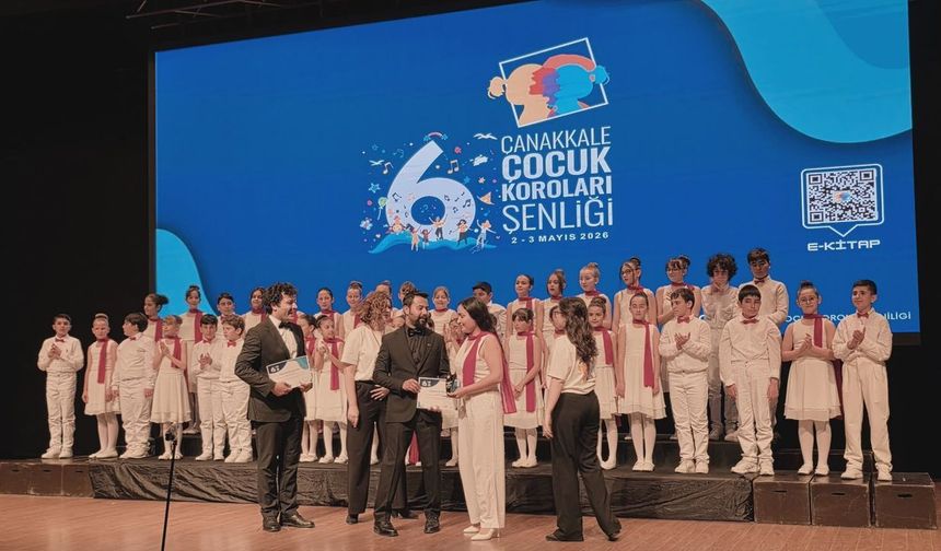 Muğlalı minik seslerden Çanakkale'de büyük başarı
