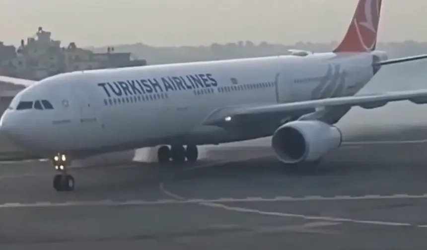 THY'nin Katmandu seferinde acil tahliye