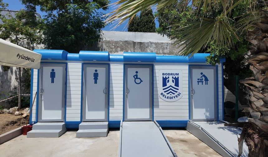 Bodrum'da Modern Tuvaletler Hizmete Alındı