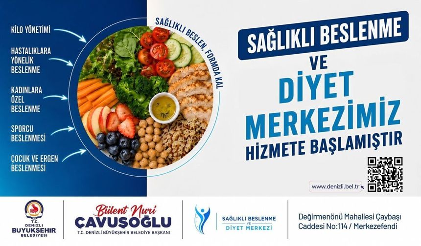 Denizli Büyükşehir'den diyetisyen hizmeti