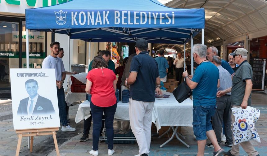 Ferdi Zeyrek Konak'ta anıldı