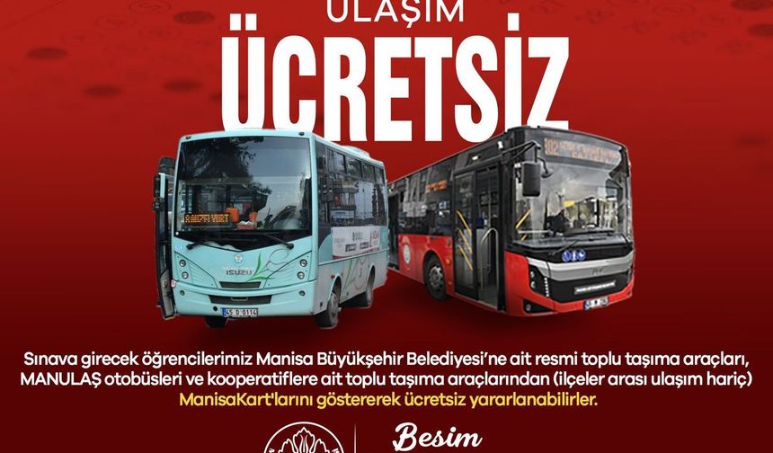 Manisa Büyükşehir, YKS Süresince Öğrencilerin Yanında