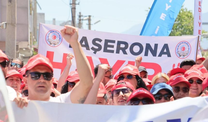 TİS süreci tıkandı, yürüyüş başladı