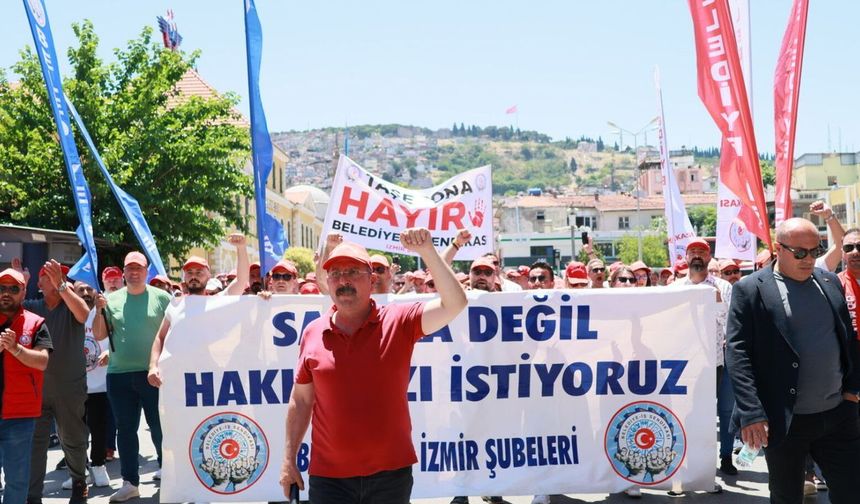 TİS'in tek maddesi işçiyi sokaklara döktü