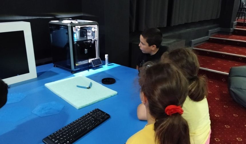 Konak'ta çocuklara 3D tasarım ve üretim fırsatı