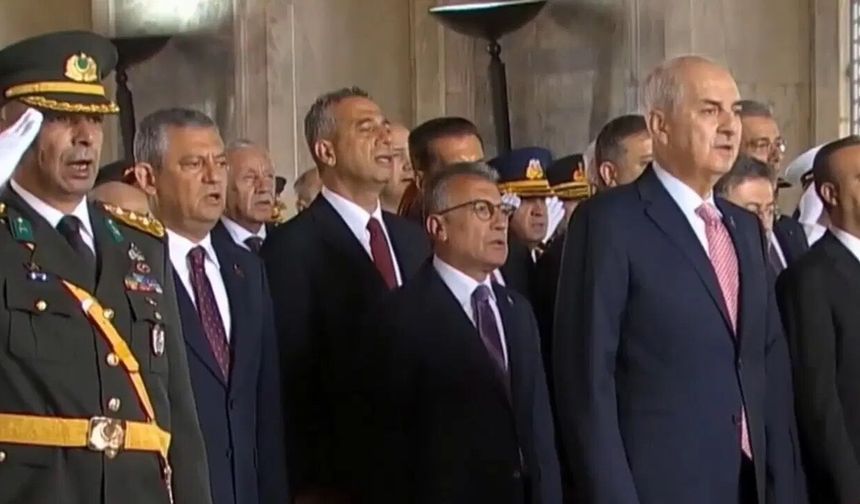 30 Ağustos'ta devlet erkânı Anıtkabir'de