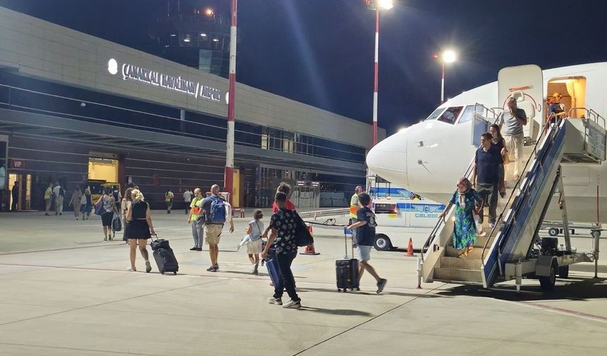 Çanakkale HavalimanI Temmuz'da 9 bin 952 yolcu ağırladı