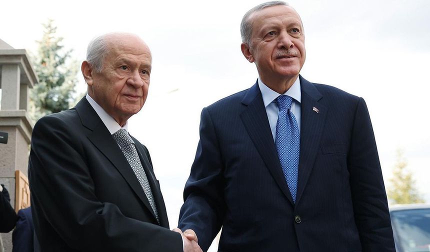Erdoğan ile Bahçeli'nin Beştepe zirvesi sona erdi