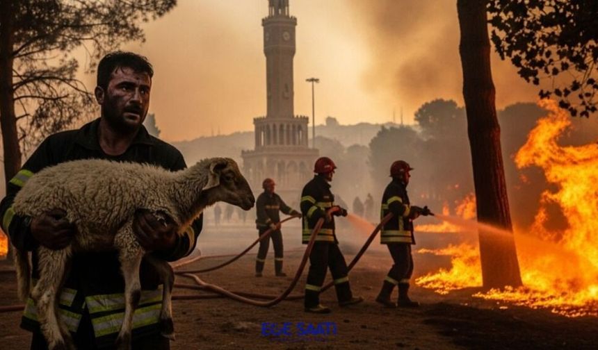 İzmir sizlere minnettar... Alevlerin arasından çıkardılar...