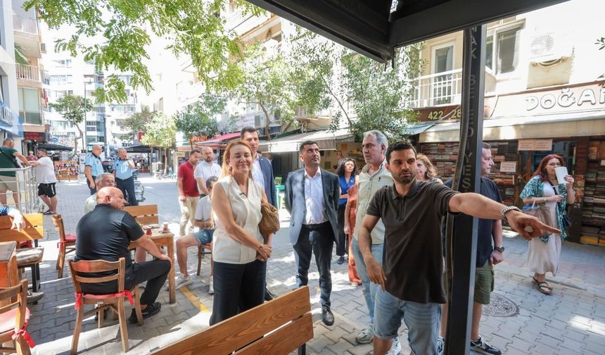 Konak'taki sokaklar bölgeye örnek olacak