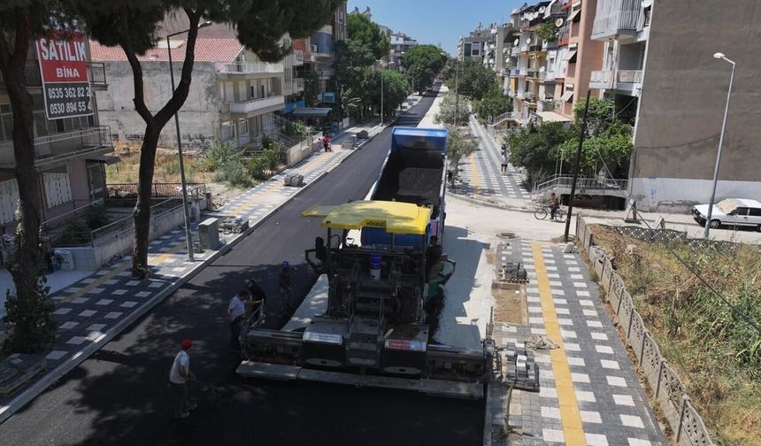Manisa Büyükşehir Belediyesi Salihli'de 4 Caddeyi Yeniliyor