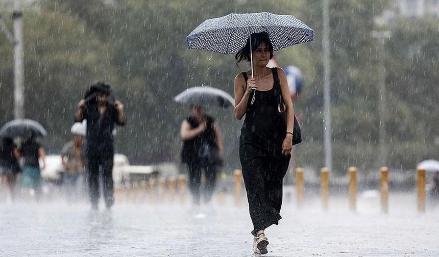 Meteoroloji'den 11 il için kuvvetli yağış uyarısı