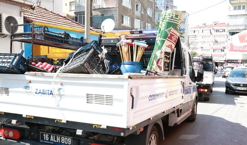 Osmangazi'de Kaldırım İşgallerine Sıkı Denetim