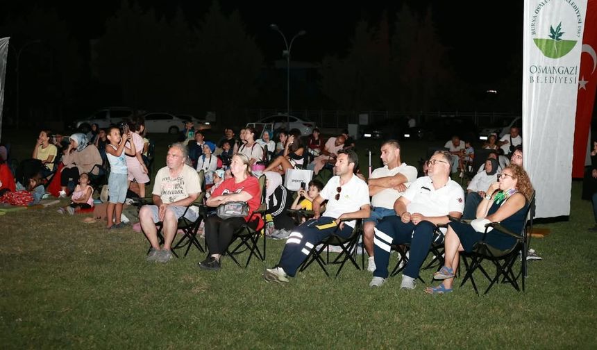 Osmangazi'de yıldızların altında gözlem dolu gece