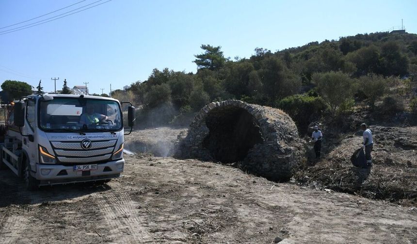 Tarihi Roma Hamamı'nda detaylı temizlik