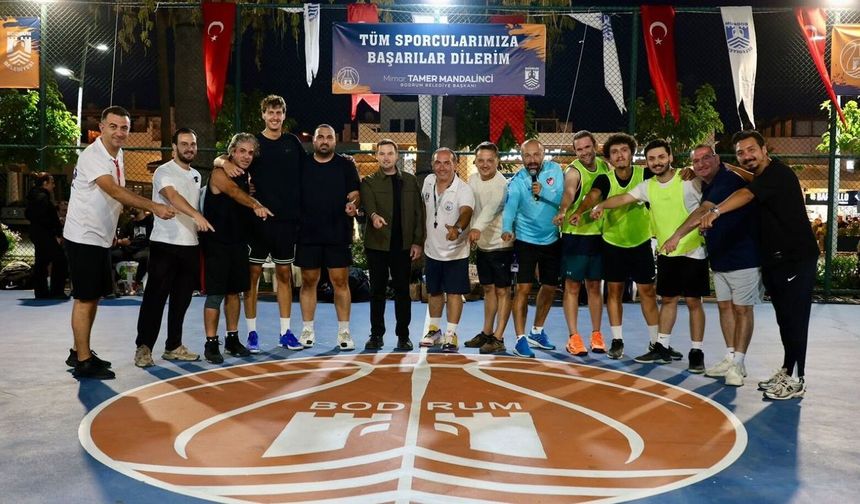 Bodrum 3X3 Streetball Turnuvası ödül töreniyle sona erdi