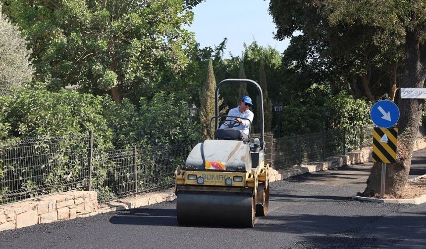 Bodrum'da üstyapı çalışmaları aralıksız sürüyor
