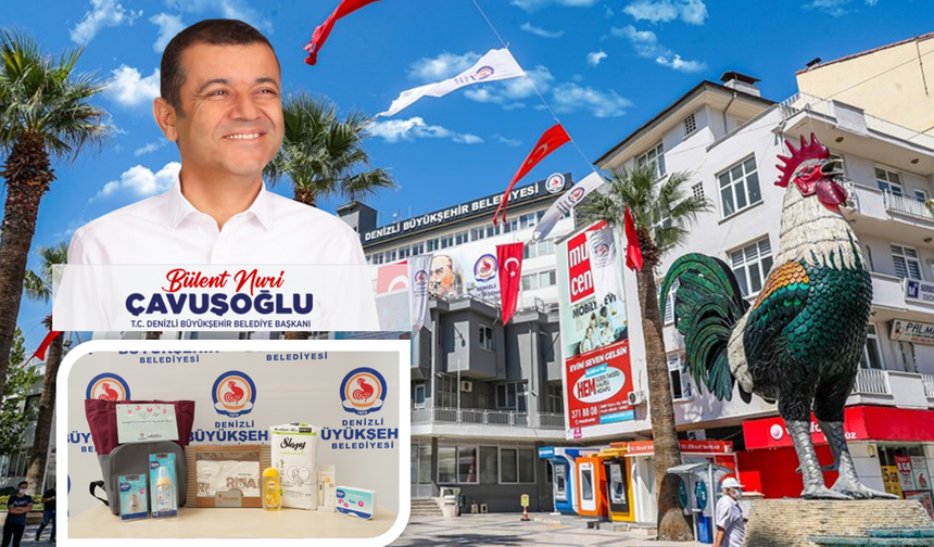 Denizli Büyükşehir annelere desteğini sürdürüyor
