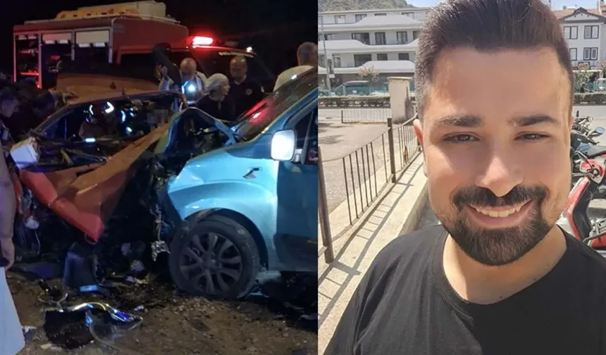 Fethiye'de feci kaza: 29 yaşındaki sürücü öldü